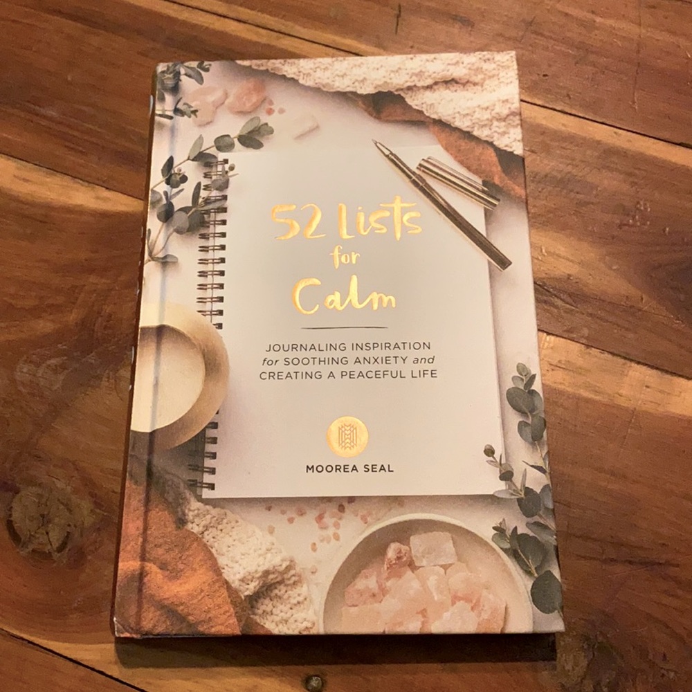 52 Lists for Calm Journal Book